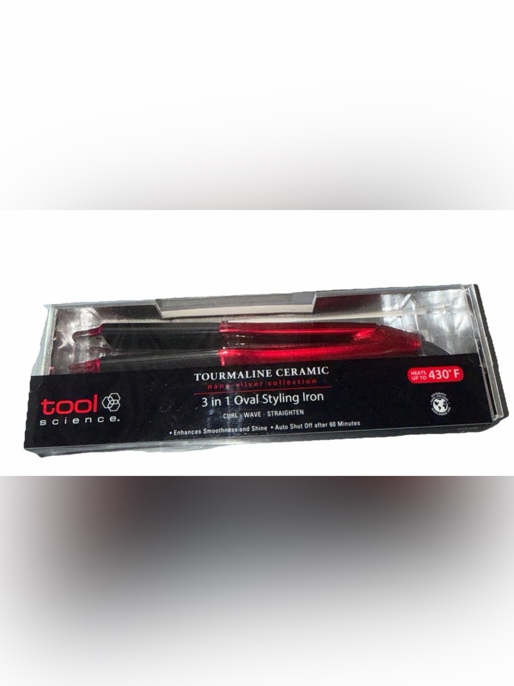 Black Ceramic Hair Straightener Flat Iron - Women Accessories